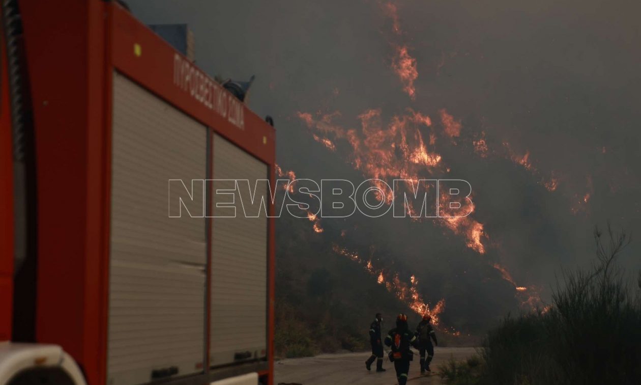 Φωτιά στην Κορινθία Επικίνδυνη Κατάσταση Με Ανησυχητική Εξάπλωση