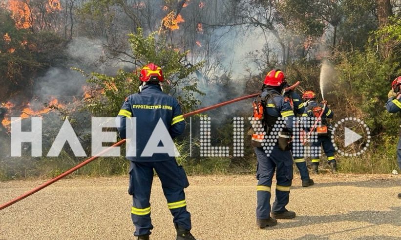 Συναγερμός στην Ηλεία λόγω πυρκαγιών και εκπληκτική κινητοποίηση της Πυροσβεστικής